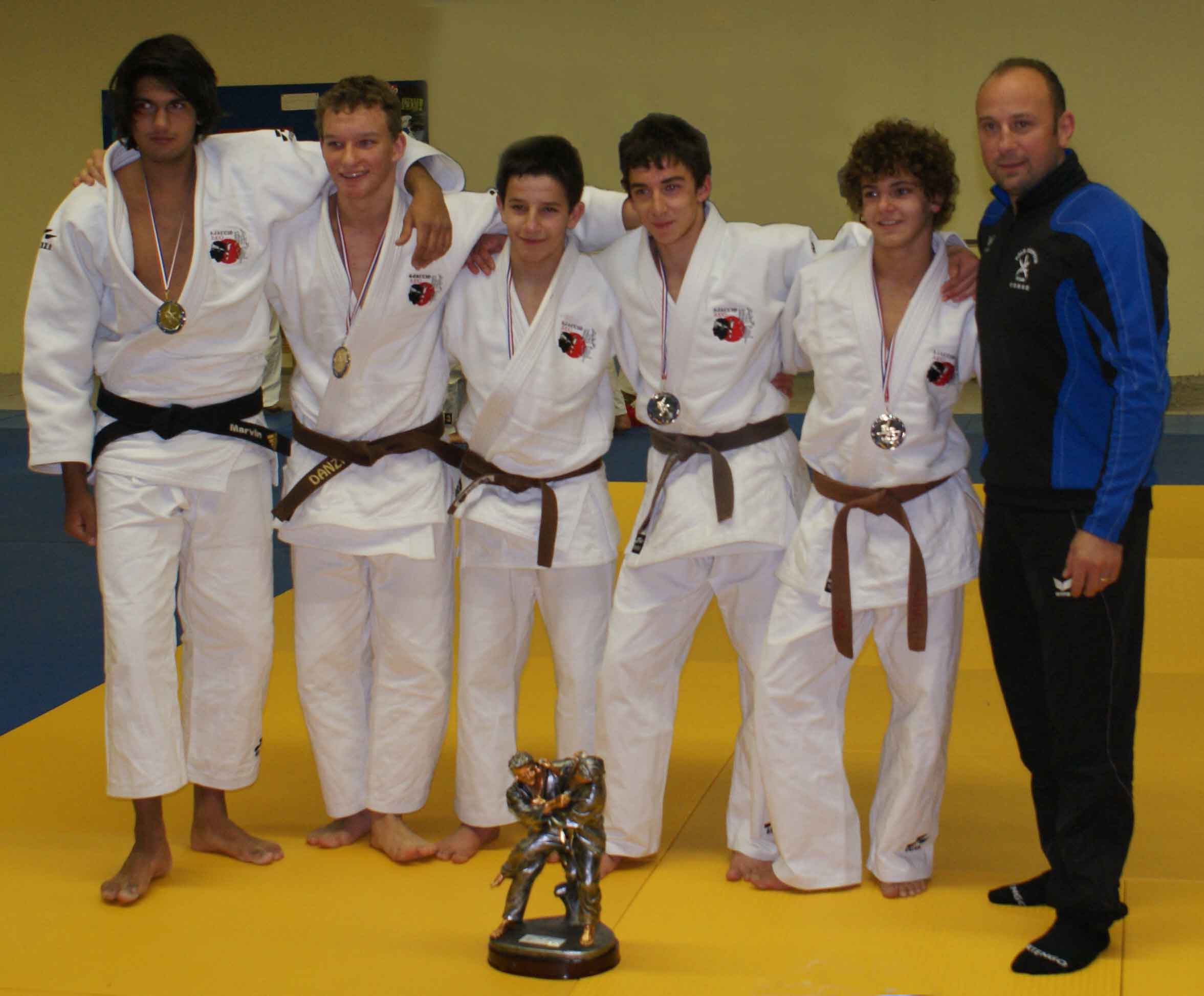 Les CADETS Champions de Corse par Equipe